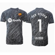 Barcelona Ter Stegen #1 Keeper Tredjedrakt 2024-25 Kortermet